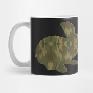 Cute Camouflage Bunny Rabbit Mug